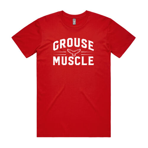 Grouse Muscle Red Tee v2 Thumbnail