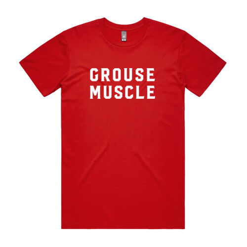 Grouse Muscle Red Tee v5 Thumbnail