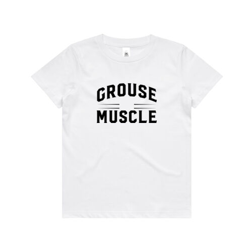 Grouse Muscle Kids Red Tee v1 Thumbnail