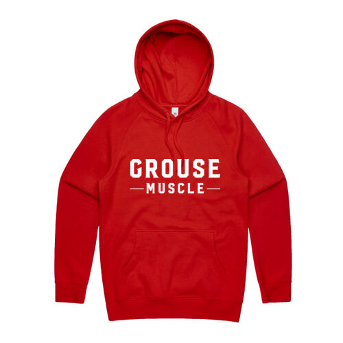 Grouse Muscle Red Hoodie v3 Thumbnail