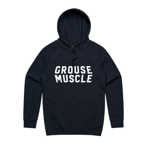 Grouse Muscle Navy Hoodie v4 Thumbnail