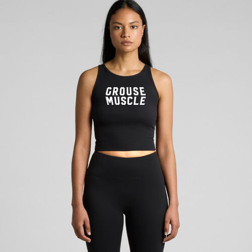 Grouse Muscle Crop Tank v4 Thumbnail