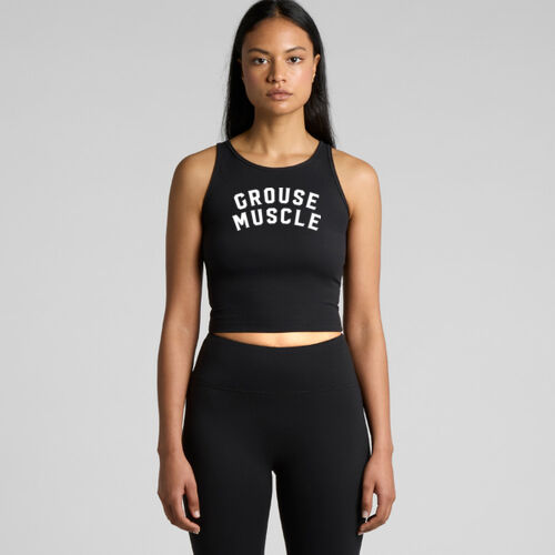 Grouse Muscle Crop Tank v6 Thumbnail